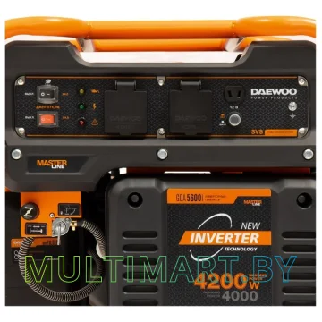 Бензиновый генератор Daewoo Power GDA 5600i картинка 3